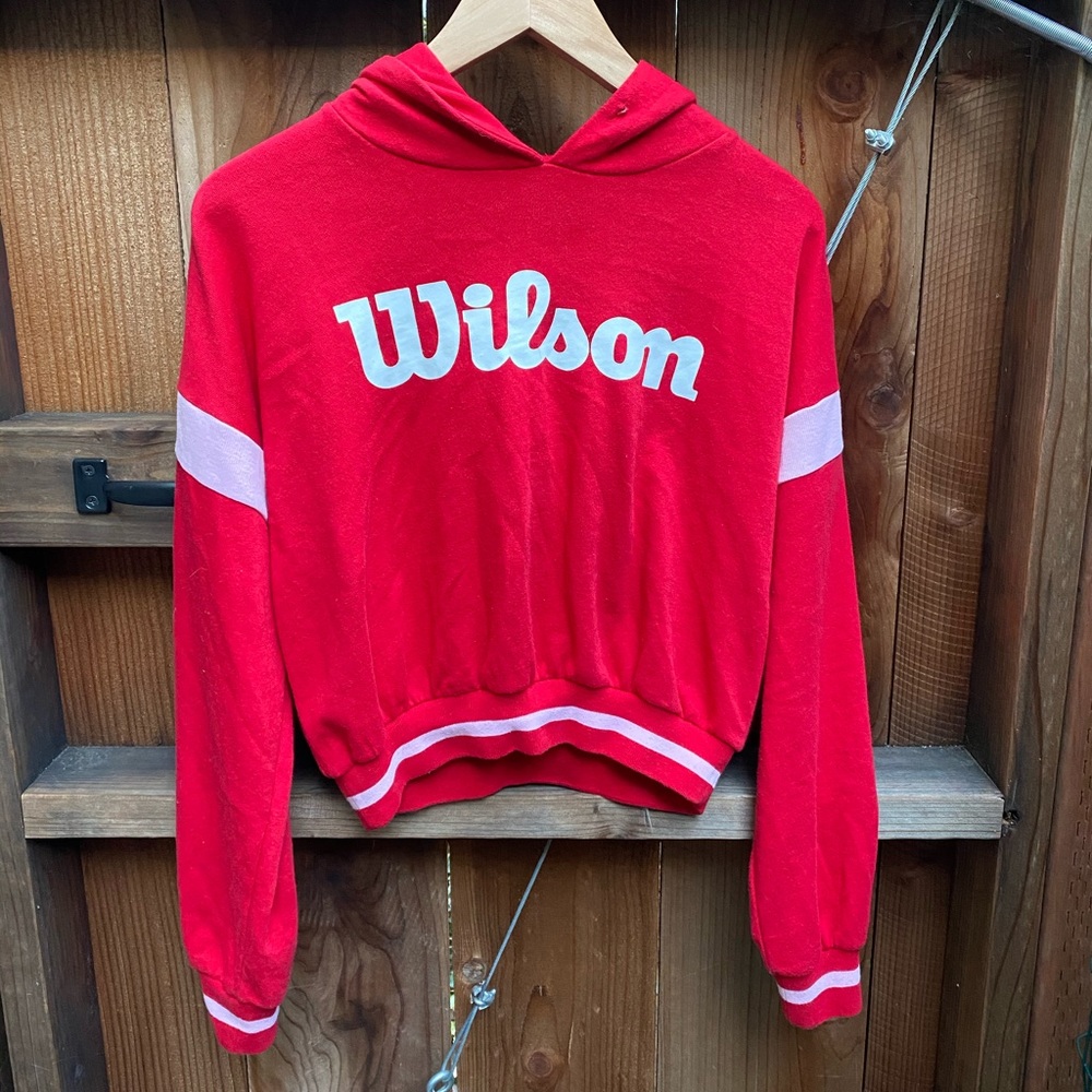 Red hoodie
